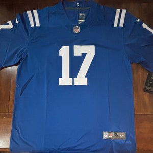 Daniel Jones #17 Indianapolis Colts Stitched Blue Jersey Adult XL- NWT