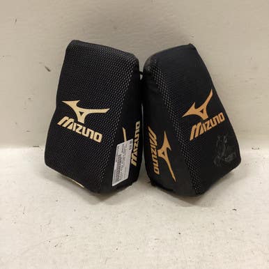 Used Mizuno KNEE SAVERS SMALL BB/SB Catchers Knee Savers Black 11725-S000494094