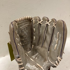 Used Rawlings SCSB12PU BB/SB Glove RH Throw Grey 12" 11725-S000494129
