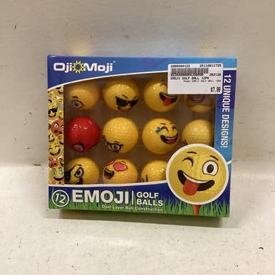 Used EMOJI GOLF BALL 12PK 12 Pack - Golf Balls 11725-S000494122