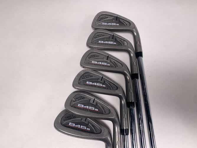 Tommy Armour 845 S Silver Scot Iron Set 4-PW Tour Step Regular RH No 8 iron
