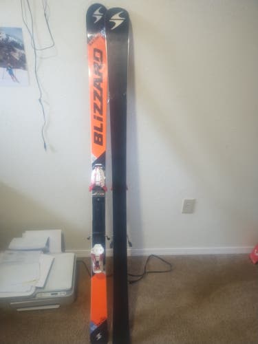 Blizzard  163 cm Racing world Cup GS Race Plate Skis Max Din 10 (Used)