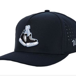 Waggle Golf "Lace em Up" Snapback Hat Cap Navy Blue One Size NEW!