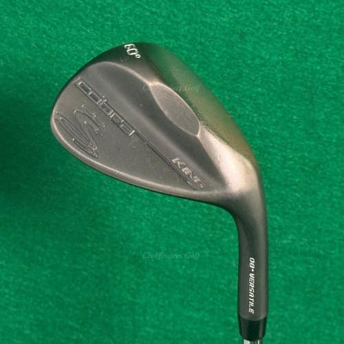 Cobra King PUR Versatile Black 60-8 60 Lob Wedge KBS Tour FLT 120 Steel Stiff