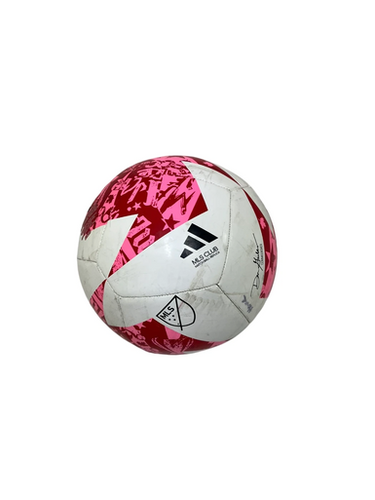 Used Adidas MLS Club Replica #5 Soccer Ball White And Pink 11692-S000144162