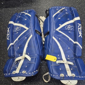 Reebok (Used) Blue 25" 5KGoalie Leg Pads
