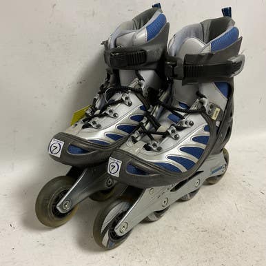 Used Salomon DR100 Senior Rec Fitness Skates Royal Blue Senior 7 11855-S000194843