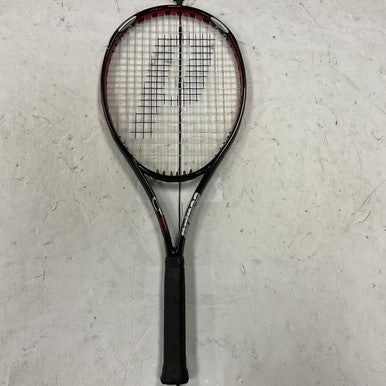 Used Prince O3 RED Adult Tennis Racquet Black 4 3/8" 11855-S000194834
