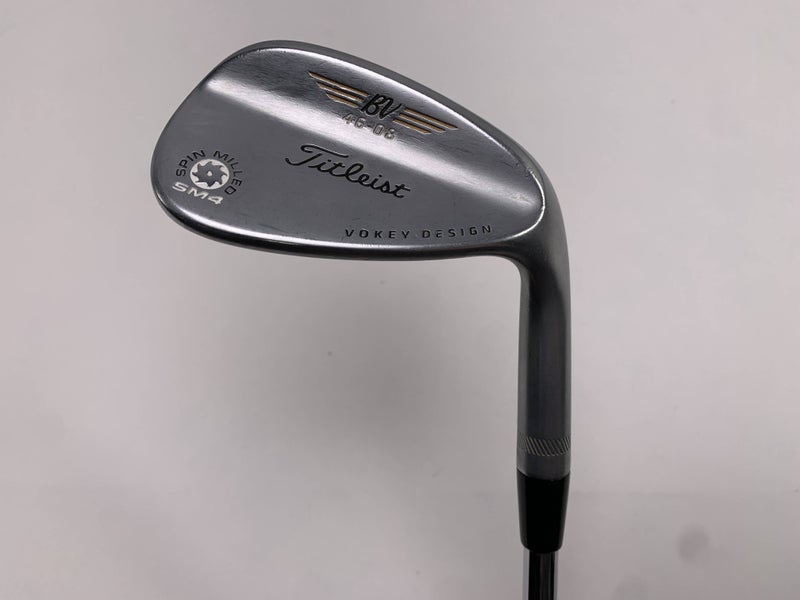 Titleist Vokey Spin Milled SM4 Chrome Gap Wedge GW 46* Wedge Steel Mens RH