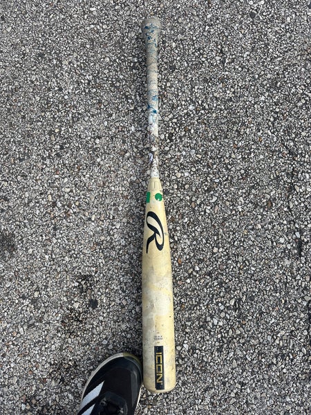 2025 Rawlings Icon Composite BBCOR Certified Bat (-3) 30 oz 33" (Used)