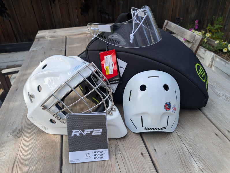 Junior Warrior Ritual R/F2E+ Goalie Mask (New Mask + Used Back Plate)