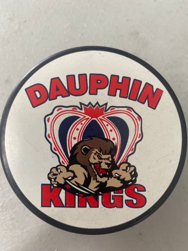 Dauphin Kings puck (Manitoba JrA)
