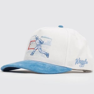 Waggle Golf "Pond Legend" OG Snapback Corduroy Brim Hat Cap One Size NEW!