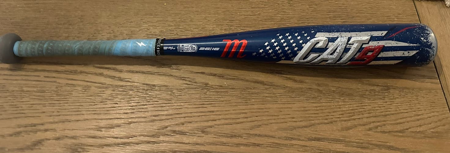 Marucci CAT9 Alloy USSSA Certified Bat (-10) 16 oz 26" (Used)