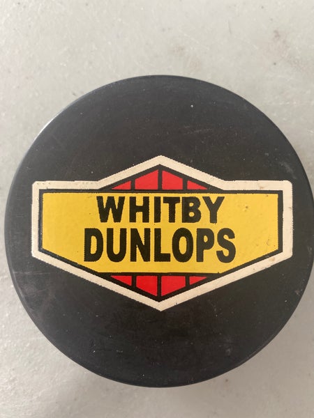Whitby Dunlops puck (OHA Senior AAA)