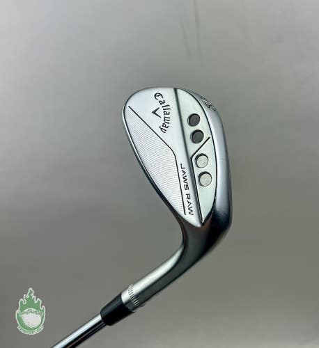 Used RH Callaway Jaws Raw X Grind Wedge 54*-12 115g Wedge Flex Steel Golf Club