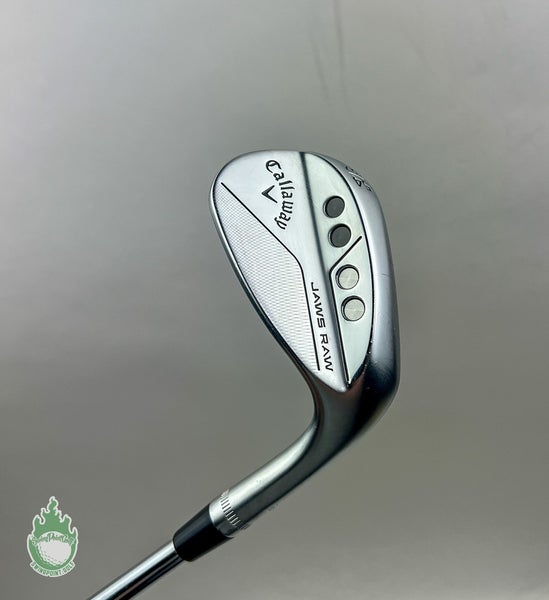 Used RH Callaway Jaws Raw X Grind Wedge 54*-12 115g Wedge Flex Steel Golf Club