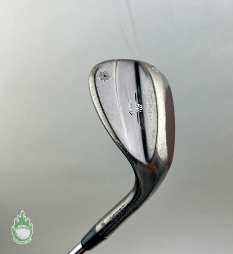 Used Titleist Vokey Chrome SM7 S Grind Wedge 60-10 Wedge Flex Steel Golf Club