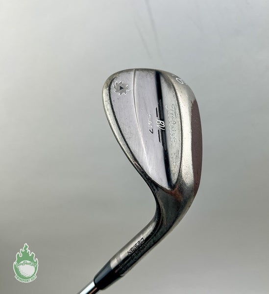 Used Titleist Vokey Chrome SM7 S Grind Wedge 60-10 Wedge Flex Steel Golf Club