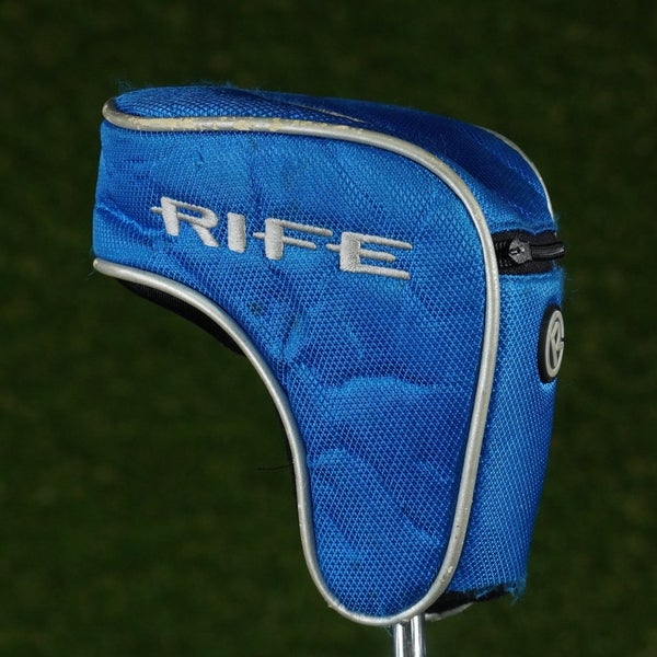 GUERIN RIFE BLADE PUTTER HEADCOVER ZIPPER POCKET WEIGHTS & ALLEN WRENCH ~ LOOK!!