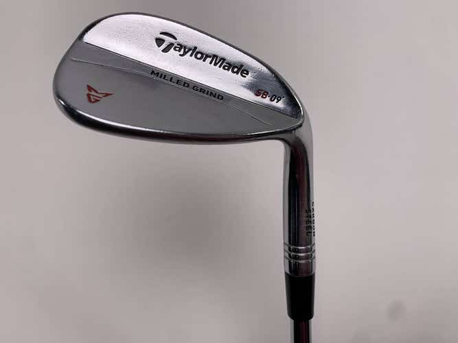 TaylorMade Milled Grind Satin Chrome Gap Wedge GW 50* 9 DG S400 Stiff Mens RH