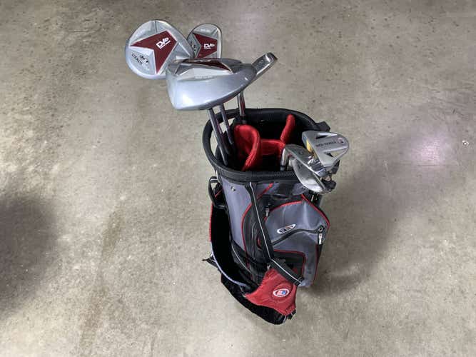 US Kids WT-10 Club Set Driver 3W 4H 6 8 PW Putter WT-10 60 Junior RH + Bag