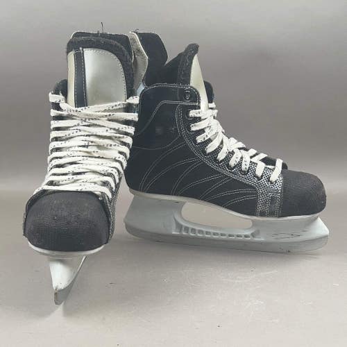 Bauer Supreme Silver Comp Size 7.5 Vintage Senior Hockey Skates