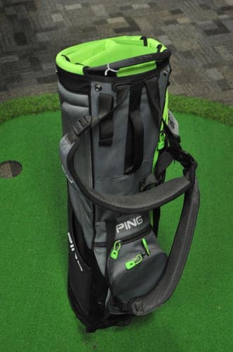 Ping Hoofer Prodi G 34" Stand Golf Bag 10-13 Year Old Black/Green  #206362