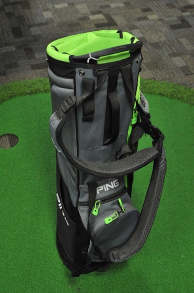 Ping Hoofer Prodi G 34" Stand Golf Bag 10-13 Year Old Black/Green  #206362