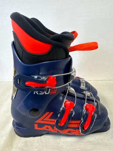Mondo 18 & 18.5 Kid's Lange RSJ Ski Boots (Used)