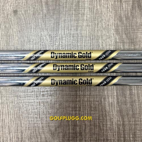 3 Wedge Shafts- Stiff Dynamic Gold Tour Issue S400 .355" (15361)