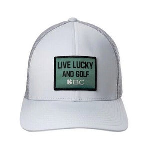 NEW Black Clover Live Lucky The Weekend Light Gray Adjustable Snapback Golf Hat