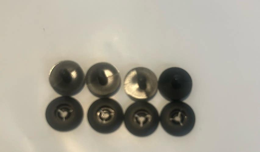 Bauer CCM Warrior Hockey Helmet Cage Chin Cup Replacement Snaps Set 4