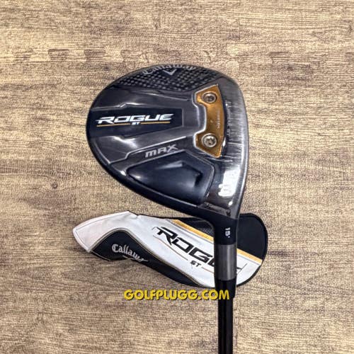 3 Wood- Callaway Rogue ST Max w/ Headcover / Tensei, Regular (1524)