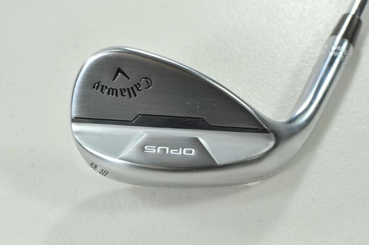 LEFT HANDED Callaway Opus Brushed Chrome 58*-10S Wedge DG MID 115g Steel #200859