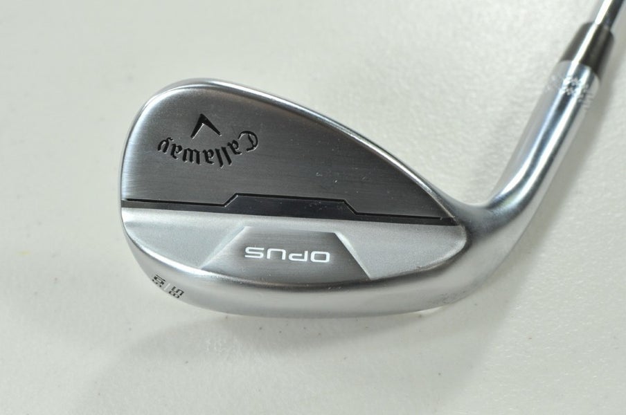 LEFT HANDED Callaway Opus Brushed Chrome 58*-10S Wedge DG MID 115g Steel #200859
