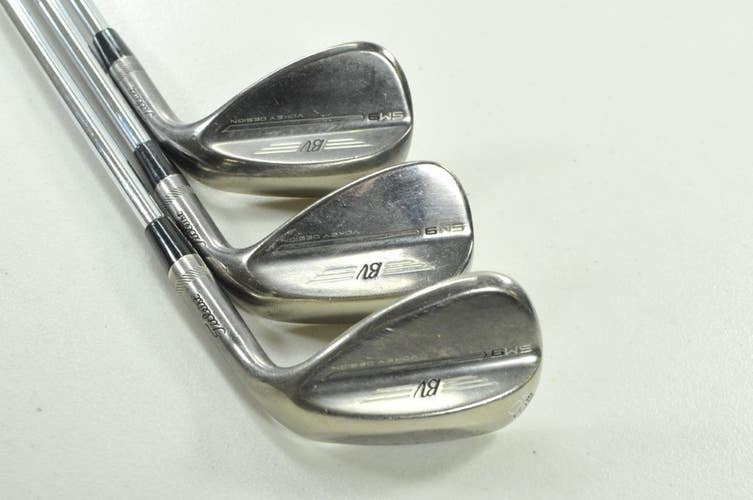 Titleist Vokey SM9 Brushed Steel 48*, 54*, 60* Wedge Set Right Steel # 205684