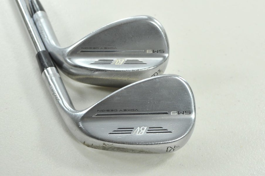 Titleist Vokey SM9 Tour Chrome 52*, 58* Wedge Set Right Wedge Flex Steel #206343