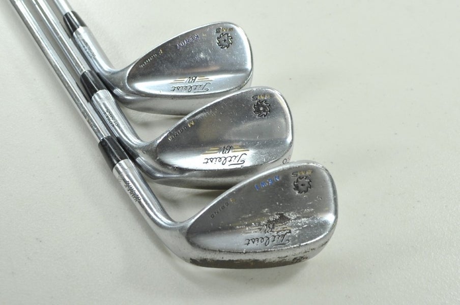 Titleist Vokey SM5 Tour Chrome 52*, 56*, 60* Wedge Set Right Steel # 206340