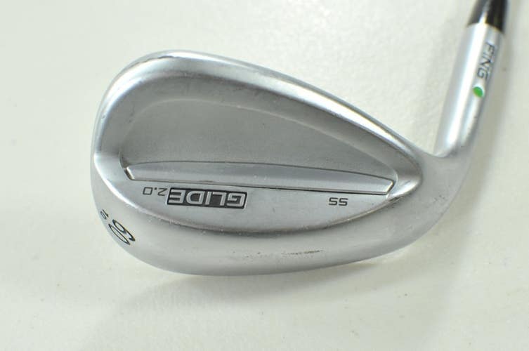LEFT HANDED Ping Glide 2.0 SS 60*-10 Wedge Green Dot KBS Tour 120 Steel #206372