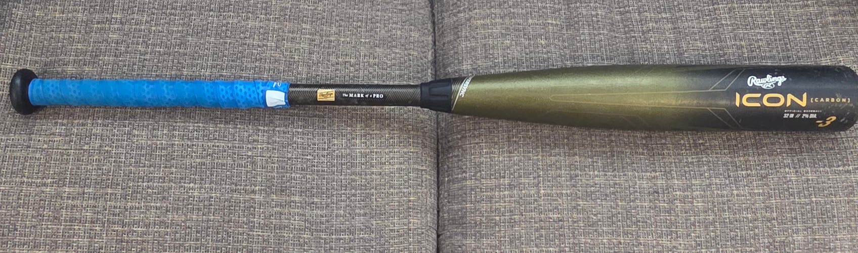 2023 Rawlings Icon Composite BBCOR Certified Bat (-3) 29 oz 32" (Used)