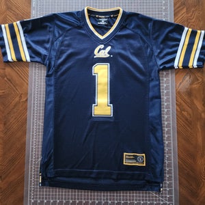 Vintage California Golden Bears Embroidered Football Jersey Colosseum Equipment Youth Size (16-18)