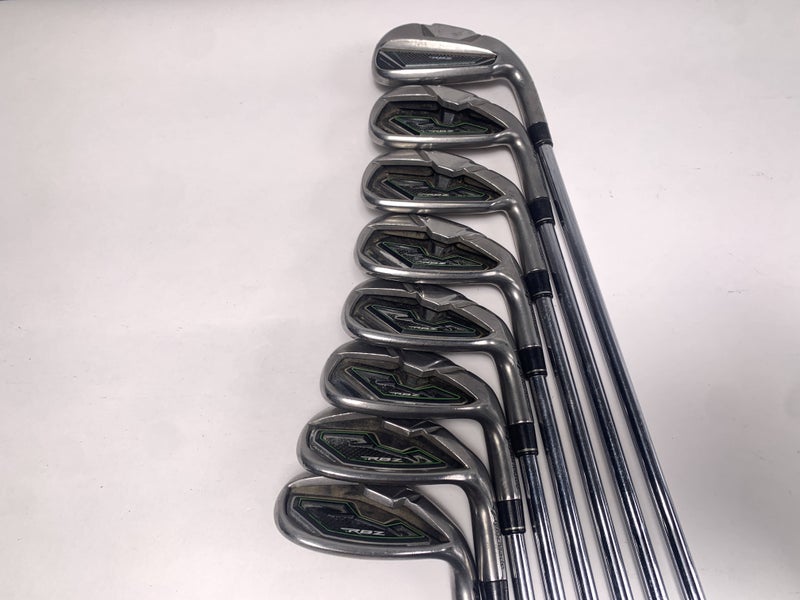 TaylorMade RocketBallz Iron Set 5-PW+GW+SW Regular Steel Mens RH +1''