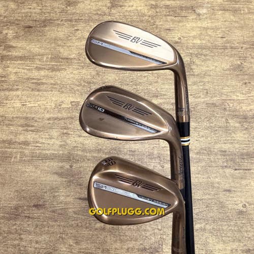 50,56,58 Wedge Set- Titleist Vokey SM10 Oil Can / DG Tour Issue, Stiff (1522)