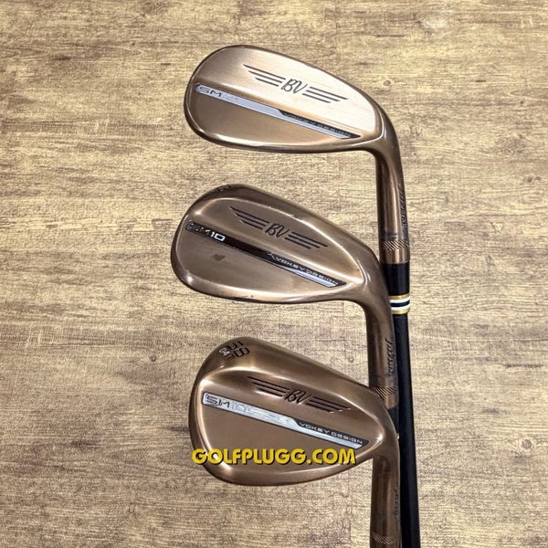 50,56,58 Wedge Set- Titleist Vokey SM10 Oil Can / DG Tour Issue, Stiff (1522)