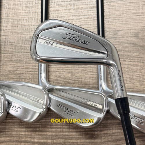 Titleist T200/T150 2023 Iron Set 4-PW / AMT White Steel, X Stiff (102)