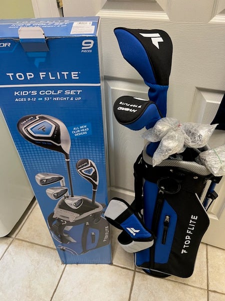 Junior Top Flite Left Hand Clubs (Full Set) 9 Pieces (New)
