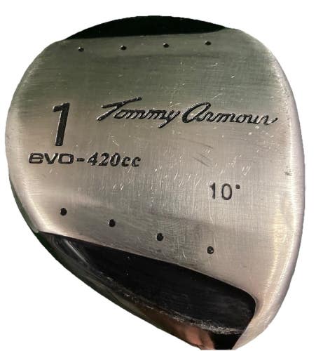 Tommy Armour Evo 420cc Driver 10 RH Men's Regular Graphite 44.5" New Jumbo Grip