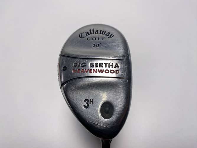 Callaway Big Bertha Heavenwood 3 Hybrid 20* RCH 75w Senior Graphite Mens RH