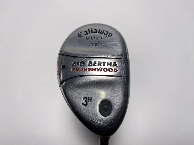 Callaway Big Bertha Heavenwood 3 Hybrid 20* RCH 75w Senior Graphite Mens RH